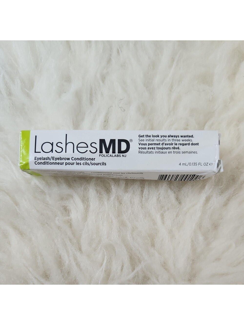 NEW IN BOX! LashesMD Eyelash Eyebrow Conditioner 4mL Full Size!   Exp 08/22